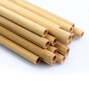 Pailles en bambou jetables, logo personnalisé, vente en gros, vaisselle en bambou biodégradable, couverts en bambou écologiques et portables - Product Image 5