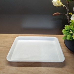 ภาชนะใส่อาหารโฟม PS ขนาด9x9นิ้วพร้อมฝาปิดแบบบานพับกล่องอาหารกลางวัน/อาหารจานด่วน/แฮมเบอร์เกอร์แบบใช้แล้วทิ้งโรงงานออกแบบได้ตามต้องการ - Product Image 2