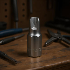 Chiavi a Bussola Quadrate Femmina da 1/2 Pollice Cromate con Inserti Lucidati per Viti Torx - Product Image 3