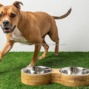 Wholesale Custom Matted Elevated <b>Dog</b> <b>Bowl</b> Resin Pet <b>Bowl</b> With Wooden <b>Stand</b> from Falak World Export - Product Image 6