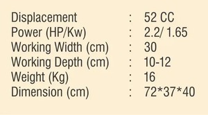 จำหน่ายโดยตรงจากโรงงาน เครื่องพรวนดินขนาดเล็ก หรือ เครื่องพรวนดินสำหรับแปลงผักและฟาร์มขนาดเล็ก มีบริการจัดส่งทั่วโลก - Product Image 2