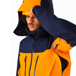 Vente en gros de vestes de ski et de snowboard pour hommes coupe-vent et imperméable à séchage rapide veste de ski coupe-vent respirante Service OEM - Product Image 5