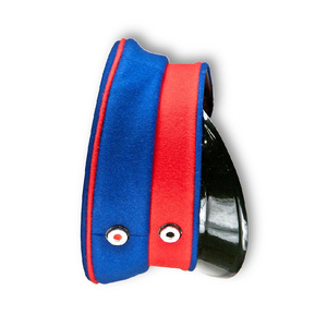 Sombrero con visera vintage alemán para hombre y mujer negro redondo con logotipo de cliente de buena calidad para adultos - Product Image 5