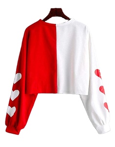 Vente en gros de sweatshirts à capuche à manches longues personnalisés de la meilleure qualité pull femmes crop top sweats à capuche 2026 - Product Image 4