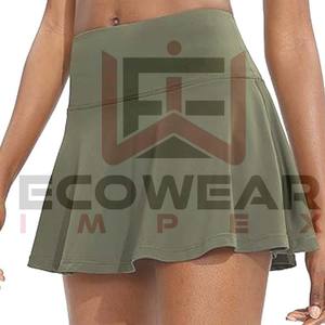 Jupe respirante personnalisée pour femmes en gros Jupe décontractée pour femmes en polyester respirant de toutes les couleurs personnalisée - Product Image 2