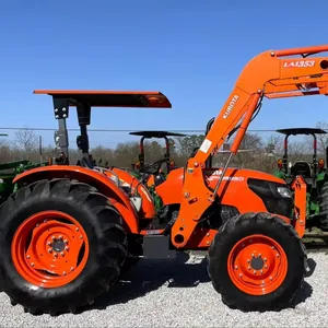 รถแทรกเตอร์คูโบต้าใหม่ล่าสุด / 50hp 80hp ซัพพลายเออร์ของ M6040 Kubota ฟาร์มแทรกเตอร์ราคาถูกมาตรฐานราคา