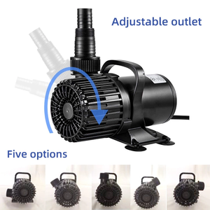 Potente Bomba Sumergible <span class=keywords><strong>de</strong></span> 2700 GPH, Bomba <span class=keywords><strong>de</strong></span> <span class=keywords><strong>Agua</strong></span> Silenciosa para Estanques y <span class=keywords><strong>Cascadas</strong></span>, Bomba <span class=keywords><strong>de</strong></span> Filtro Eléctrica con Adaptador <span class=keywords><strong>de</strong></span> Salida <span class=keywords><strong>de</strong></span> Varios Tamaños - Product Image 2