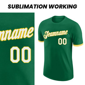 Vêtements de sport en polyester respirants OEM personnalisés T-shirts à sublimation complète avec fonction anti-rides Service de marque privée inclus - Product Image 4