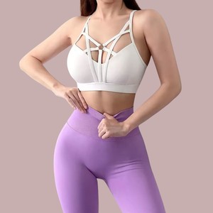 Ensemble de yoga 2 pièces grande taille pour femmes Sportswear High Elastic Gym wear Fitness Yoga Sets customize Logo Quick Dry - Product Image 5