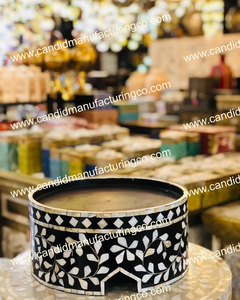 ที่วางเค้กฝังมุกพร้อมฝาอะคริลิคถาดเสิร์ฟของหวานแบบชั้นเดียวถาดใส่เค้กสุดหรูสำหรับตกแต่ง - Product Image 6