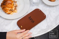 Diskon besar disesuaikan dengan Logo panas pemeriksa penyaji kulit murah grosir restoran tagihan Folder pemegang tagihan LBH-0163