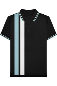 Nuevo diseño 2025, polos de Golf para hombre, camisetas polo de manga corta con impresión por sublimación personalizada, ropa deportiva para equipo, camisetas de entrenamiento - Product Image 4