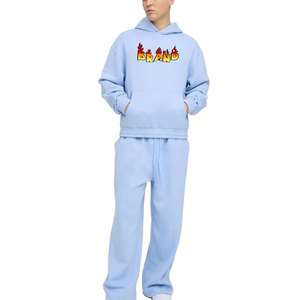 Venta al por mayor personalizado de alta calidad 100% algodón propio logotipo chándal ropa de entrenamiento para correr casual invierno OEM Jogging chándal para hombres - Product Image 3