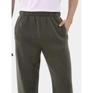 Pantalones para correr de invierno Unisex 100% algodón polar Casual deportes hombres pantalones holgados pantalones de chándal rectos lisos pantalones de gran tamaño para hombres - Product Image 3