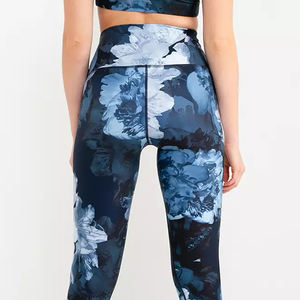 Mallas de Yoga de cintura alta para mujer, mallas de compresión de secado rápido para ropa de entrenamiento físico, ropa de entrenamiento para mujer - Product Image 5