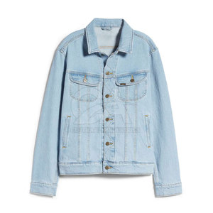 Vente en gros de veste en jean pour hommes en coton avec logo personnalisé veste en jean respirante pour usage extérieur pour hommes - Product Image 1