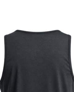 Débardeur sans manches personnalisé pour homme, deux tons, noir et gris foncé, col rond, veste de sport, vêtements de sport respirants, fabricant personnalisé - Product Image 6