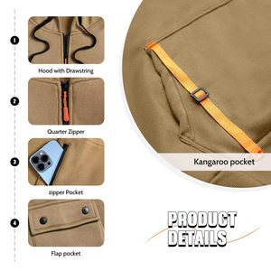 Wholesale High Quality Cotton Polyester Terry Pullover 500GSM <b>Hoodie</b> <b>Men's</b> and Women's Hoodies Oversized <b>Thick</b> Hoodies <b>Men</b> - Product Image 5