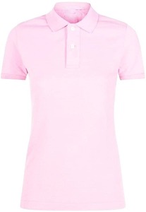 Polo décontracté 100% coton à manches courtes pour femmes du Bangladesh, couleur rose, de haute qualité - Product Image 6