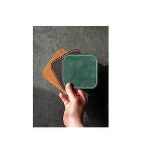 ที่รองแก้วหนังดีไซน์ทันสมัย งานแฮนด์เมด ขายส่ง สำหรับใช้ในบ้าน ห้องครัว โต๊ะอาหาร รองแก้วชา - Product Image 5