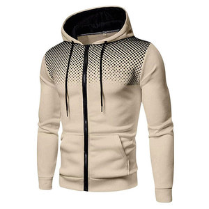 Sweat à capuche en molleton à logo personnalisé pour hommes, taille 6XL, manches longues, bases de la fermeture éclair, coton mélangé, vente en gros - Product Image 3