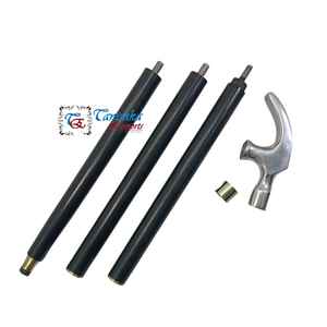 Bastón de Madera Negro Ajustable con Mango de Diseño de Martillo de Aluminio, Estilo Art Deco, Plegable, Regalo de Lujo para Abuelos - Product Image 4