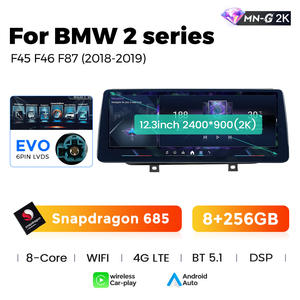 Navifly Snapdragon 685 più recente sistema Android 2K schermo 8 + 256GB di navigazione per auto per <span class=keywords><strong>BMW</strong></span> 2 serie <span class=keywords><strong>F45</strong></span> F46 F87 2013-2019 - Product Image 3