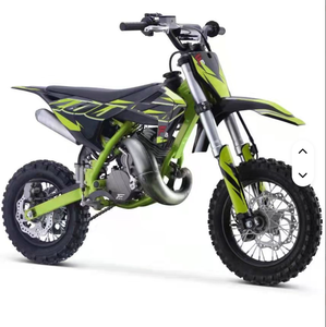 NUEVA Motocicleta Todoterreno de 50cc y 2 Tiempos para Niños, Mini Moto con Arranque Eléctrico, Molde Privado, Origen Estadounidense, para Carreras de Pit - Product Image 1