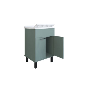Lavabo Exterior Serie Smeraldo 60x50x85 cm, Fregadero para Lavandería - Product Image 2