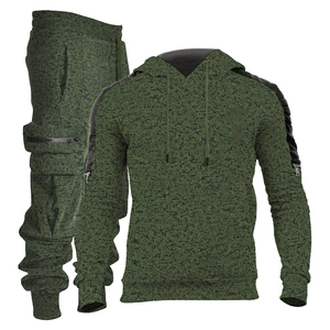 Respirant coupe-vent grande taille personnalisé professionnel de haute qualité en gros hommes hiver survêtement capuche survêtement séchage rapide nouveau - Product Image 4