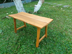 เก้าอี้ไม้อะคาเซียเก้าอี้ม้านั่งทำจากไม้น้ำหนักเบาทนทานเฟอร์นิเจอร์กลางแจ้งแบบเรียบง่ายทันสมัยผิวเคลือบน้ำมันธรรมชาติโรงแรมที่ดีที่สุด - Product Image 2