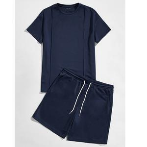 Marché en ligne Meilleures ventes Ensemble d'été pour garçon T-shirt à manches courtes Ensemble short élastique 100% coton léger pour enfants de BD - Product Image 3