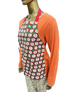 Delantal sin mangas de algodón ecológico de alta calidad con estampado, tallas y estilos personalizados, con logo, tipo cintura, para cocina y jardín - Venta al por mayor - Product Image 3