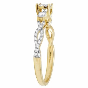 Anillo de compromiso de diamante de oro de 18 quilates personalizado de suministro directo de fábrica Diamantes cultivados en laboratorio certificados por IGI chapados en rodio para mujeres - Product Image 3