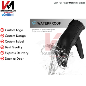 Guantes de Motociclismo de Turismo, Resistentes al Viento e Impermeables, con Alto Agarre, Guantes de Protección para Conducir con Función de Pantalla Táctil - Product Image 3