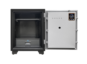 กล่องฝากนิรภัยทำจากสแตนเลสทนไฟ SLS-76C บ้านพร้อมรหัสล็อคและกุญแจ - Product Image 3