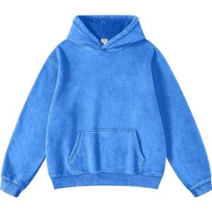 Sweat à capuche lavé OEM personnalisé sweat à capuche lavé à l'acide sweat vintage sweat à capuche lavé avec sérigraphie taux de vente entier Pakistan - Product Image 1