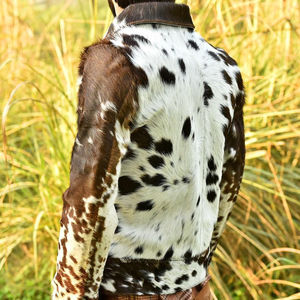 เสื้อแจ็คเก็ตหนังวัวแท้คุณภาพสูง ขนธรรมชาติ สำหรับผู้ชาย ปกตั้ง ระบายอากาศ กันลม ใส่สบายในฤดูหนาว รับผลิตตามแบบ (OEM) - Product Image 4