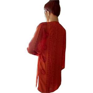 KVR de alta calidad Om Kurta 100% tela de algodón de alta calidad precios al por mayor ropa Lisa personalizada Anti Technics estilo de artículo para exportación - Product Image 3