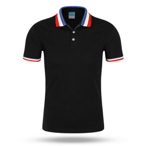 2025 été unisexe décontracté Styles haute qualité coton à manches courtes pour polos Logo personnalisé solide Jersey hauts XL hommes - Product Image 1