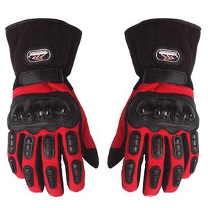 Gants de motard en cuir véritable 100% avec logo personnalisé en gros, avec écran tactile, livraison rapide - Product Image 1