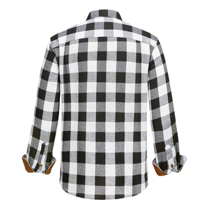 เสื้อเชิ้ตทางการสำหรับผู้ชายทรงสลิมฟิตสีพื้นเสื้อใส่สบาย - Product Image 5