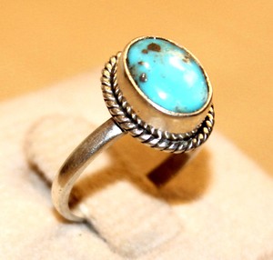 2024 vente chaude femmes Turquoise argent 925 classique canal technologie mode anneaux personnalisé fête lunette réglage bijoux cadeau - Product Image 4