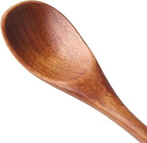 ช้อนไม้ธรรมชาติทำด้วยมือสำหรับทำอาหารและเสิร์ฟอาหารพร้อมดีไซน์เรียบง่ายเป็นมิตรต่อสิ่งแวดล้อมสำหรับใช้ในห้องครัว - Product Image 6