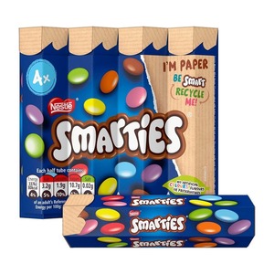 Nestlé Smartiess Crème glacée à la vanille 4x110ml Cônes de crème glacée Sticks & Bar Acheter Nestlé Smartiess Block 180g Partage en ligne - Product Image 2