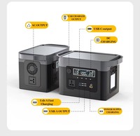 Station d'alimentation portable 500W LiFePO4 MPPT à onde sinusoïdale pure avec panneau solaire et lampe torche, batterie externe pour voiture, camping en extérieur et voyages autonomes