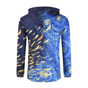 Sweat à capuche de pêche avec logo personnalisé pour hommes, poids léger à séchage rapide, résistant aux UV - Product Image 3