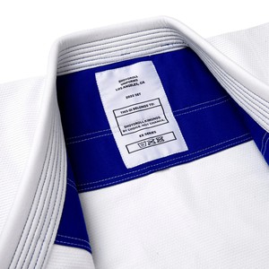 2025 nuevo BJJ Gi brasileño para cortar Jiu Jitsu Gi 460GM tejido de perlas poliéster/algodón personalizado frente transpirable sostenible alto - Product Image 3