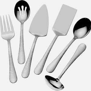 Best Quality Stainless Steel <b>Flatware</b> <b>Set</b> with Unique Simplicity Handle Design Luxury Royal Look <b>Flatware</b> for Back to School - Product Image 3