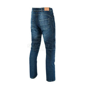 กางเกงยีนส์ผู้ชายทรงสลิมฟิต ทนทาน สั่งทำได้ บริการ OEM และ ODM กางเกงผู้ชายแบบฟอก - Product Image 3